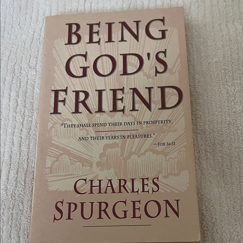 Being God's Friend Book by Charles Spurgeon Paperback